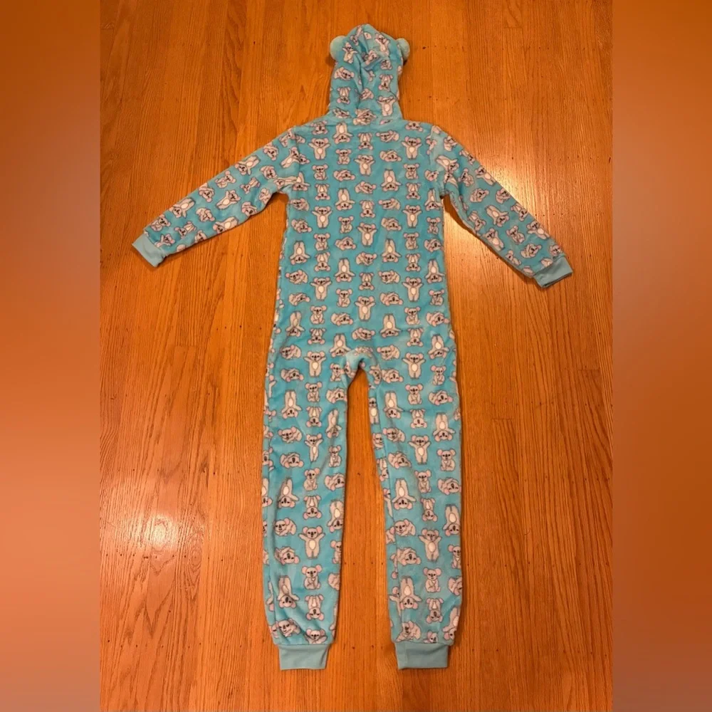 The Children's Place Blue Bear Print Footie